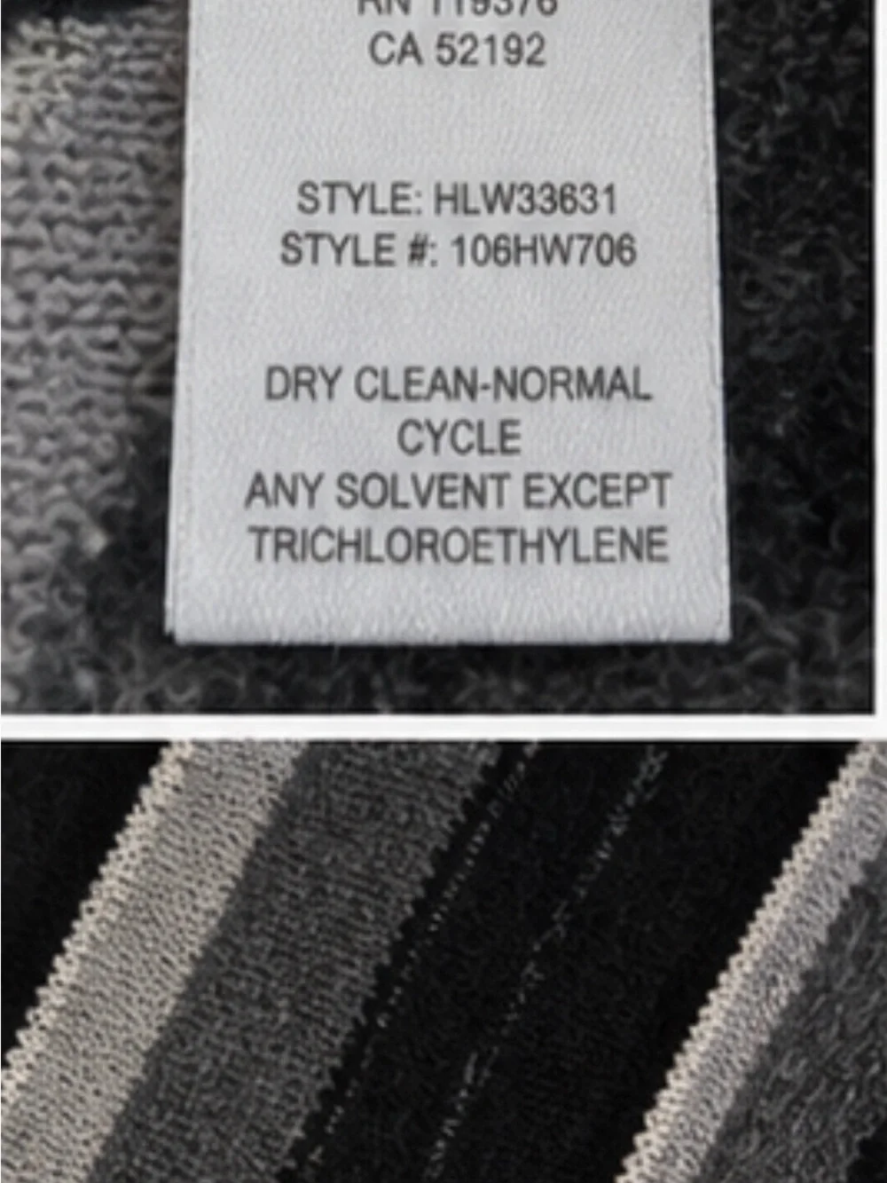 Helmut Lang Oversized Striped Wool Yak Cashmere Crewneck Sweater Men's Large